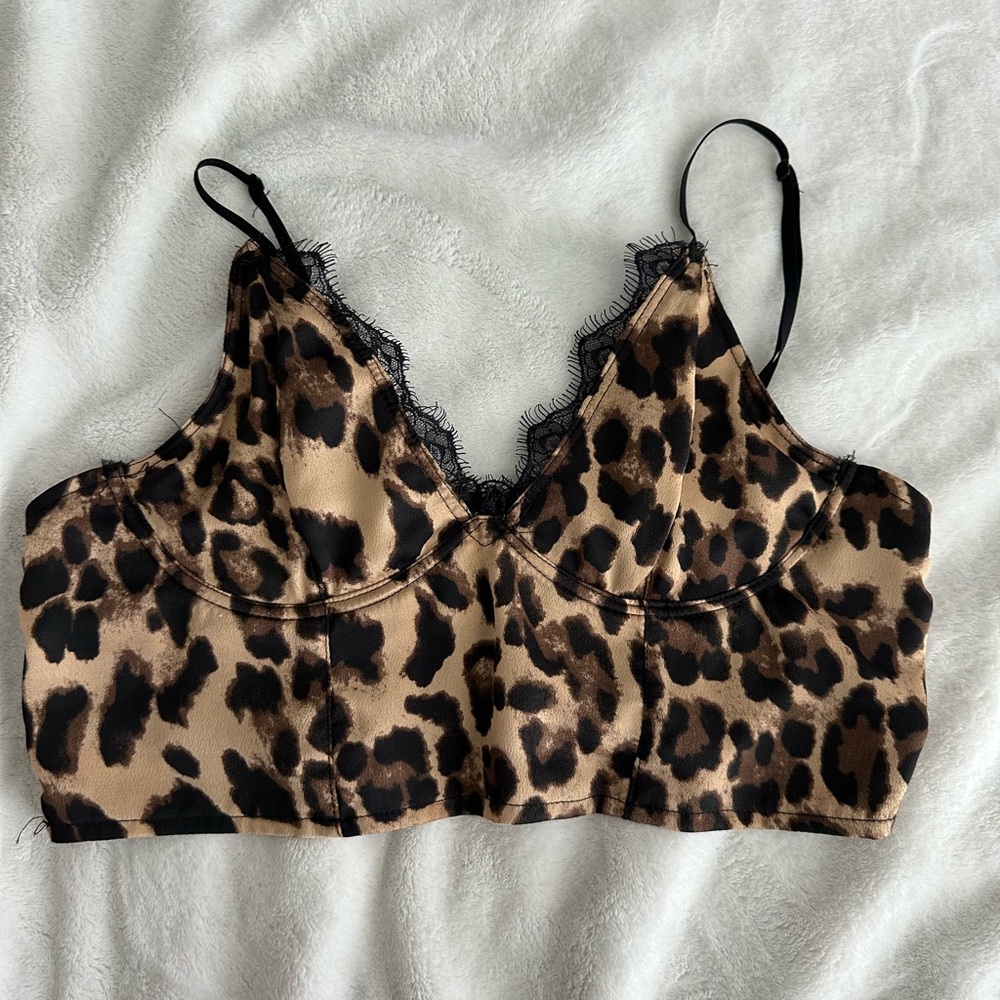 Cheetah underwire Bra Top